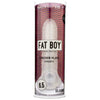 Perfect Fit Brand Fat Boy Checker Box Sheath 6.5 inches Clear - Enhancing Cock Sleeve for Men, Intense Pleasure for Both Partners