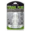 Perfect Fit Brands Double Tunnel Plug Medium Clear - Unleash Pleasure with the Innovative Dual Tunnel Butt Plug