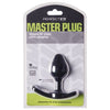 Perfect Fit Brand Strap On Master Butt Plug Small Black - Model PB-001, Male/Female Pleasure