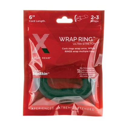 Perfect Fit Brands Xplay 6.0 Ultra Wrap Ring - Premium Silicone Multi-Wrap Cock Ring for Men - Model X6WR-2021 - Enhances Pleasure and Intimacy - Black