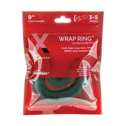 Perfect Fit Brands Xplay 9.0 Ultra Wrap Ring - Premium Silicone Multi-Wrap Pleasure Enhancer for Men and Women - Model X9UWR-2021 - Intensify Your Sensations - Black