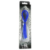 Bolo Bling Band Series Blue Gems Bead Silicone Lasso Cock Ring - Model BLS-1001 - Male Erection Enhancer for Prolonged Pleasure