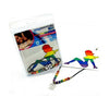 Gaysentials Rainbow Pride Double Female Necklace and Sticker Combo - Vibrant Rainbow Necklace with Double Female Charm and Sexy Mudflap Girl Sticker - Adult Naughty Store