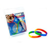 Gaysentials Rainbow Bracelet Set Silicone - Vibrant Pride Gear Wristbands for LGBTQ+ Community