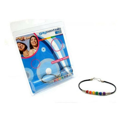 Gaysentials Pride Gear Ceramic Bead Bracelet - 8 inches (Model GB-8CB)