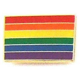 Gaysentials Pride Gear Lapel Pin Rainbow Flag - Colorful Enamel LGBTQ+ Pride Symbol