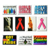 Gaysentials Pride Goods Magnet Pack B - Set of 10 Vibrant Gay-Themed Magnets for Fridge and Metal Surfaces