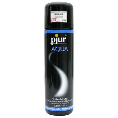 Pjur Aqua 250ml Premium Water-Based Personal Lubricant for Intimate Pleasure - Non-Toxic, Condom-Safe, and Moisturizing