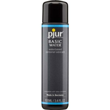 Pjur Basic Water Based Personal Lubricant 3.4oz - Premium Lubrication for Enhanced Intimacy and Comfort