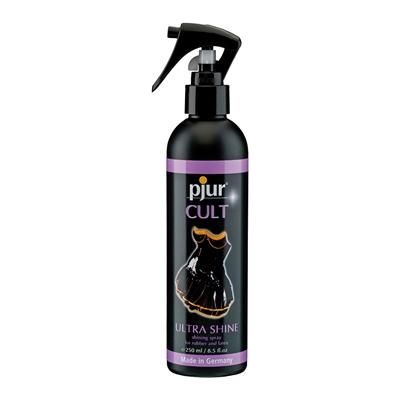 Pjur Cult Ultra Shine Dressing Aid 8.5oz - The Ultimate Rubber and Latex Conditioner and Dressing Aid for Long-lasting Pleasure