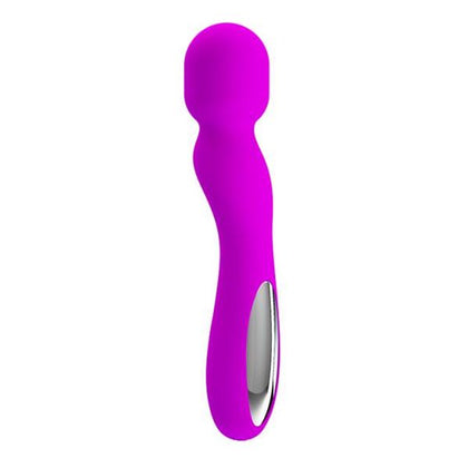 Pretty Love Paul USB Massage Wand Rechargeable Vibrator - Powerful Silicone Massager for Couples - 30 Vibration Functions - Skin-Friendly - Black