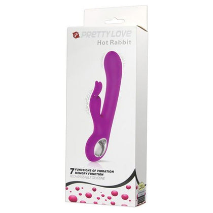 Pretty Love Hot Rabbit 7 Function Fuchsia Rechargeable Clitoral and G-Spot Vibrator for Women