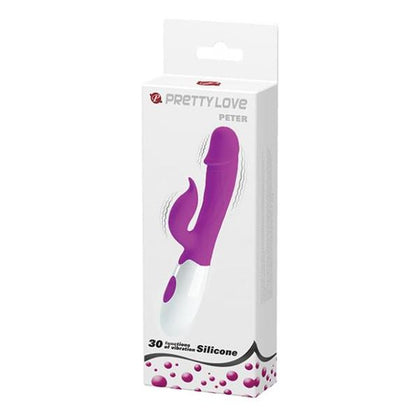 Pretty Love Peter 30 Function Rabbit Vibrator - Fuchsia: Ultimate Dual Motor G-Spot and Clitoral Pleasure Stimulator for Women