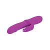 Pretty Love Dorothy Thrusting Rabbit Vibrator DL-5001 for Women - Dual Stimulation - Purple - Adult Naughty Store