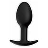 Pretty Love PL-AP001 Silicone Anal Plug - Unisex, 3.34 inches, Ball Design, Black