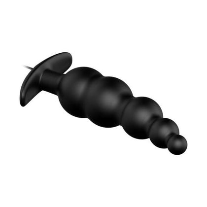 Pretty Love Vibrating Bead Butt Plug Black - The Ultimate Pleasure Experience for Anal Play (Model: VBP-001)