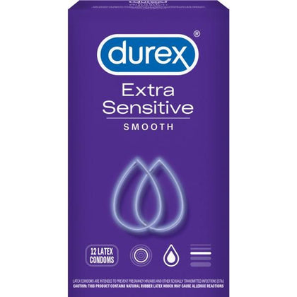 Durex Extra Sensitive Smooth Latex Condoms - Intensify Pleasure with the Ultimate Sensitivity and Comfort