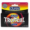 Durex Tropical 12 Pack - Flavored and Scented Condom Assortment for Enhanced Oral Pleasure and Intimate Encounters - Adult Naughty Store