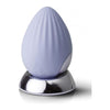 Rocks Off Toys Niya 4 Cornflower Purple Vibrating Egg - Intimate Handheld Massager for Solo and Duo Pleasure - Adult Naughty Store