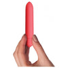 Sugarboo Coral Crush Vibrating Bullet Vibrator - Sensory Touch Finishes, 10 Vibration Sensations - Model SRB-2022 - Women's Pleasure - Coral - Adult Naughty Store