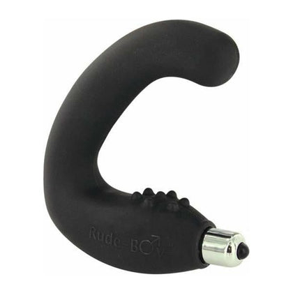Rocks-Off Rude-Boy Vibrator Waterproof Black - Dual P Spot Stimulator for Men's Prostate and Perineum Massage