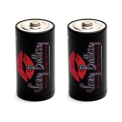 Sexy Battery LR14C 2 Pack Endurance Alkaline Batteries for Vibrating Sex Toys - Long-lasting Power for Intense Pleasure - Unisex - Enhance Your Erotic Experience - Sleek Black