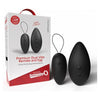 Screaming O Premium Dual Vibe Remote & Egg - Black: The Ultimate Pleasure Experience for Women - Adult Naughty Store