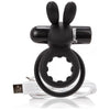 Introducing the Screaming O Charged Ohare Vooom Mini Vibe Black - A Rechargeable Wearable Rabbit Vibe for Unforgettable Pleasure! - Adult Naughty Store