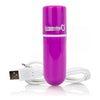 Screaming O Charged Vooom Rechargeable Bullet Vibrator - Powerful 10 Function Purple Pleasure for All Genders - Adult Naughty Store