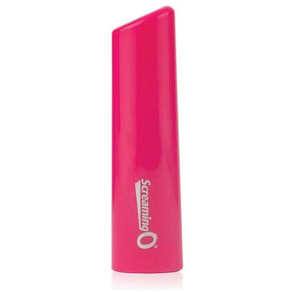 Screaming O Charged Positive Angle Pink Rechargeable Massager - Powerful Vibrations for Precise Pleasure - Adult Naughty Store