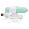 Screaming O Charged Positive Compact Vibrator - Powerful 20 Function Rechargeable Massager for Intense Pleasure - Kiwi Green