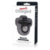 Introducing the Charged Skooch Vibrating Ring Black: The Ultimate Pleasure Companion for Him and Her