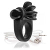 Introducing the Charged Skooch Vibrating Ring Black: The Ultimate Pleasure Companion for Him and Her