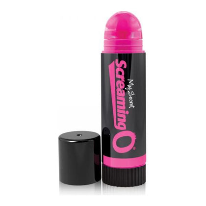 Screaming O My Secret Vibrating Lip Balm - Mini Vibe for Women - Discreet Lipstick Vibrator for Sensual Lip Pleasure - Model: O-Balm Stick - Color: Stylishly Discreet