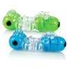 The Screaming O Color Pop BigO 2 Double Vibrating Erection Ring - Dual Action Pleasure for Couples - Green/Blue