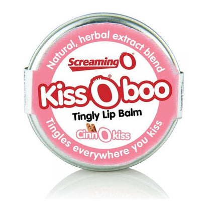 Sensual Pleasure Delight Tingly Lip Balm - KissOboo Cinnamon .45oz Tin