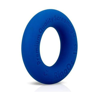 Screaming O Ringo Ritz Blue Silicone Cock Ring for Men - Enhance Pleasure and Performance