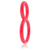 Ofinity Double Erection Ring - The Ultimate Male Enhancement Device for Long-Lasting Pleasure (Red)