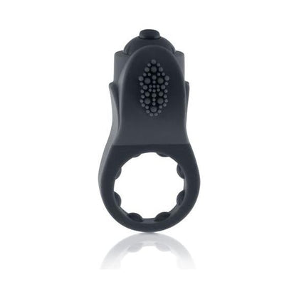 Introducing the Sensational PrimO Apex Vibrating Ring Enhancer - Model PVA-100X - for Couples, Unparalleled Stimulation, Black