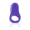PrimO Apex Purple Vibe Ring - Premium Silicone 4-Function Vertical Vibrating Erection Ring for Couples - Model PAVR-100 - Male/Female Pleasure - Purple