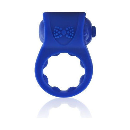 Screaming O Primo Tux Blue Vibrating Cock Ring - Premium Silicone Pleasure Enhancer for Powerful Stimulation