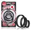 Ringo Pro X3 Black 3 Silicone Cock Rings - Adult Naughty Store