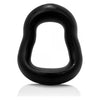 Sensual Pleasure Delight: SwingO Curved Black Silicone Cock Ring for Men - Enhance Intimacy with Style