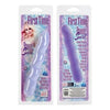California Exotic Novelties First Time Power Swirl Purple Vibrating G-Spot Pleasure Toy FT-PS-001 for Women