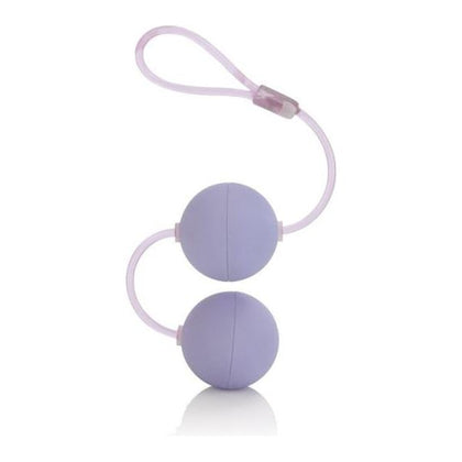 California Exotic Novelties First Time Love Balls Duo Lovers Purple - Beginner's Weighted Kegel Exercise Sex Toy for Women - Adult Naughty Store