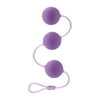 California Exotic Novelties First Time Love Balls Triple Lover Beginner's Weighted Kegel Exercise Balls for Women - Purple - Adult Naughty Store