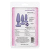 California Exotic Novelties First Time Crystal Booty Kit Purple - SE-0004-40-2 - Unisex Anal Pleasure Set - Adult Naughty Store