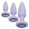 California Exotic Novelties First Time Crystal Booty Kit Purple - SE-0004-40-2 - Unisex Anal Pleasure Set - Adult Naughty Store