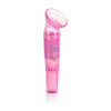 California Exotic Novelties First Time Travel Teaser Kit - Pink: Velvety Soft Pocket Massager with Interchangeable Pleasure Tips for Women - Model FT-2001 - G-Spot, Nubby, and Scoop Attachmen - Adult Naughty Store