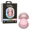 California Exotic Novelties Opal Smooth Massager SE-0008-70-3 - Rechargeable Vibrating Silicone Palm Size Massager for Women - Pink - Adult Naughty Store